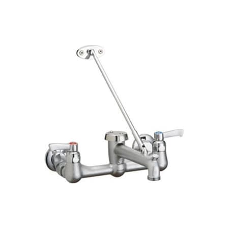 Elkay Elkay, Wall Mounted 8" Center Service Faucet W/Bucket Hook, LKB940C LKB940C